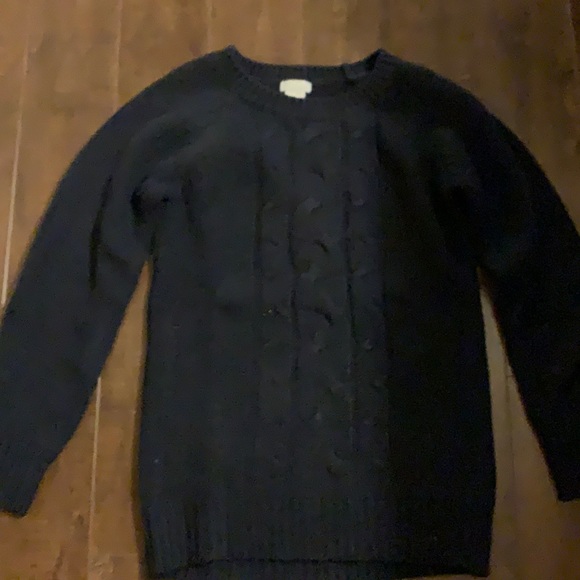 Dark navy blue long sweater - Picture 1 of 3